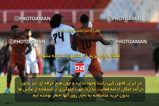 1970862, Kerman, Iran, لیگ برتر فوتبال ایران، Persian Gulf Cup، Week 16، Second Leg، 2023/01/20، Mes Kerman 2 - 0 Naft M Soleyman