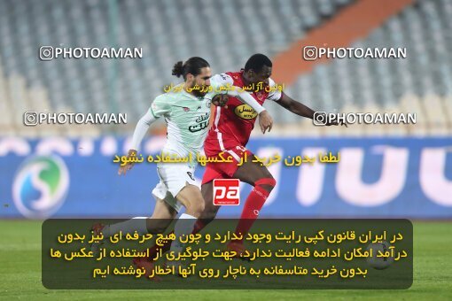 2032011, Tehran, Iran, لیگ برتر فوتبال ایران، Persian Gulf Cup، Week 16، Second Leg، 2023/01/20، Persepolis 1 - 0 Zob Ahan Esfahan