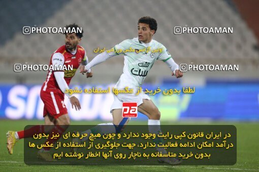 1971086, Tehran, Iran, لیگ برتر فوتبال ایران، Persian Gulf Cup، Week 16، Second Leg، 2023/01/20، Persepolis 1 - 0 Zob Ahan Esfahan