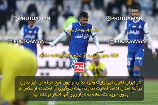 1980046, لیگ برتر فوتبال ایران، Persian Gulf Cup، Week 19، Second Leg، 2023/02/07، Tehran، Azadi Stadium، Esteghlal 3 - ۱ Naft M Soleyman