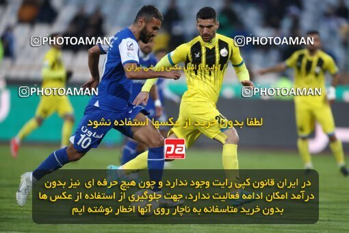 1980055, لیگ برتر فوتبال ایران، Persian Gulf Cup، Week 19، Second Leg، 2023/02/07، Tehran، Azadi Stadium، Esteghlal 3 - ۱ Naft M Soleyman