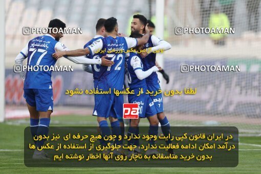 1980092, لیگ برتر فوتبال ایران، Persian Gulf Cup، Week 19، Second Leg، 2023/02/07، Tehran، Azadi Stadium، Esteghlal 3 - ۱ Naft M Soleyman