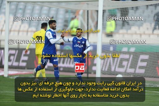 1980098, لیگ برتر فوتبال ایران، Persian Gulf Cup، Week 19، Second Leg، 2023/02/07، Tehran، Azadi Stadium، Esteghlal 3 - ۱ Naft M Soleyman