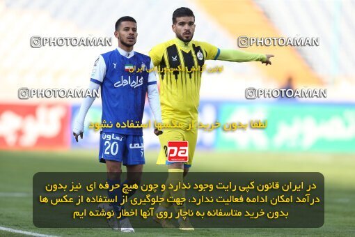 1980032, لیگ برتر فوتبال ایران، Persian Gulf Cup، Week 19، Second Leg، 2023/02/07، Tehran، Azadi Stadium، Esteghlal 3 - ۱ Naft M Soleyman