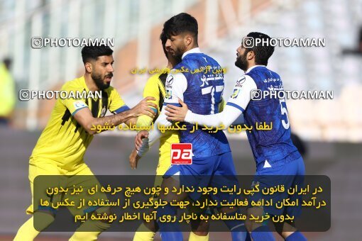 1980254, لیگ برتر فوتبال ایران، Persian Gulf Cup، Week 19، Second Leg، 2023/02/07، Tehran، Azadi Stadium، Esteghlal 3 - ۱ Naft M Soleyman