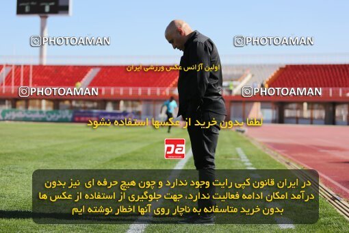 1987966, لیگ برتر فوتبال ایران، Persian Gulf Cup، Week 22، Second Leg، 2023/03/06، Kerman، Shahid Bahonar Stadium، Mes Kerman 1 - ۱ Foulad Khouzestan