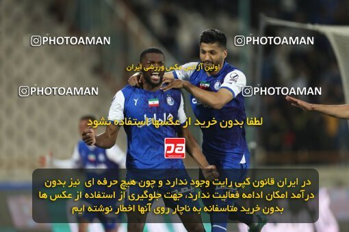 2062548, لیگ برتر فوتبال ایران، Persian Gulf Cup، Week 22، Second Leg، 2023/03/06، Tehran، Azadi Stadium، Esteghlal 2 - ۱ Gol Gohar Sirjan