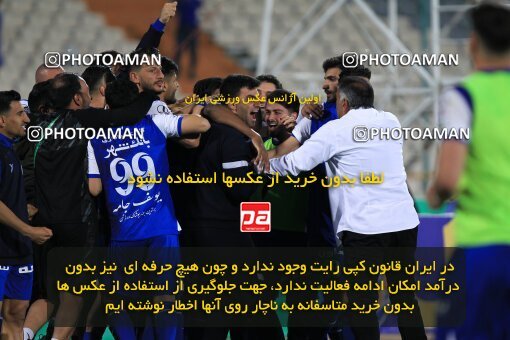 2062576, لیگ برتر فوتبال ایران، Persian Gulf Cup، Week 22، Second Leg، 2023/03/06، Tehran، Azadi Stadium، Esteghlal 2 - ۱ Gol Gohar Sirjan