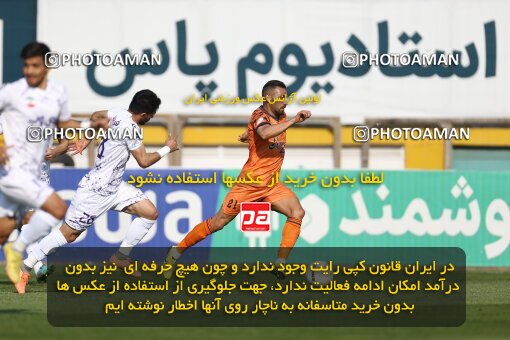1991650, لیگ برتر فوتبال ایران، Persian Gulf Cup، Week 23، Second Leg، 2023/03/12، Tehran، Shahid Dastgerdi Stadium، Havadar S.C. 1 - ۱ Mes Kerman
