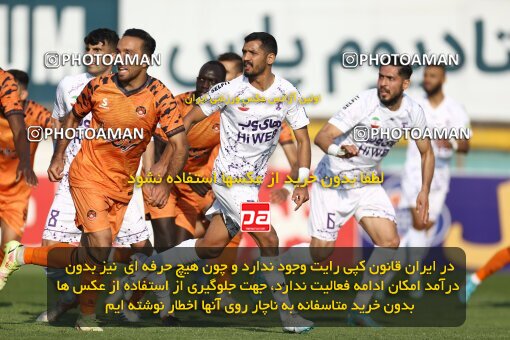 1991735, لیگ برتر فوتبال ایران، Persian Gulf Cup، Week 23، Second Leg، 2023/03/12، Tehran، Shahid Dastgerdi Stadium، Havadar S.C. 1 - ۱ Mes Kerman