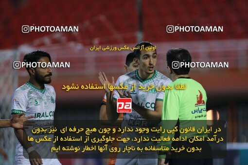 2043896, لیگ برتر فوتبال ایران، Persian Gulf Cup، Week 24، Second Leg، 2023/03/30، Kerman، Shahid Bahonar Stadium، Mes Kerman 1 - ۱ Aluminium Arak