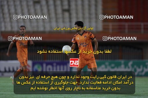 2043953, لیگ برتر فوتبال ایران، Persian Gulf Cup، Week 24، Second Leg، 2023/03/30، Kerman، Shahid Bahonar Stadium، Mes Kerman 1 - ۱ Aluminium Arak