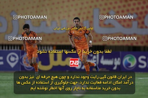 2043959, لیگ برتر فوتبال ایران، Persian Gulf Cup، Week 24، Second Leg، 2023/03/30، Kerman، Shahid Bahonar Stadium، Mes Kerman 1 - ۱ Aluminium Arak