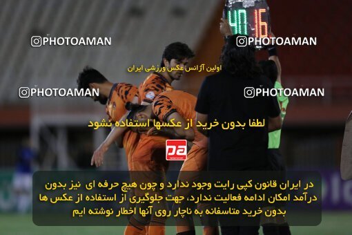 2043984, لیگ برتر فوتبال ایران، Persian Gulf Cup، Week 24، Second Leg، 2023/03/30، Kerman، Shahid Bahonar Stadium، Mes Kerman 1 - ۱ Aluminium Arak