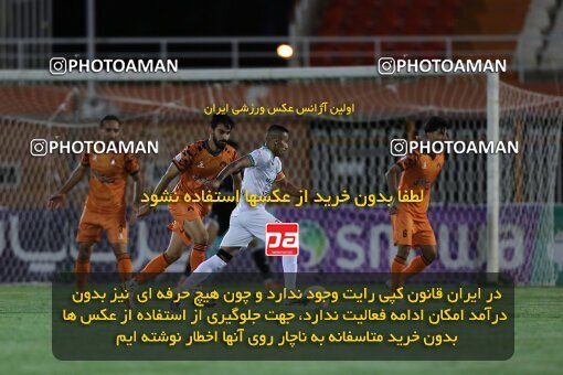 2043992, لیگ برتر فوتبال ایران، Persian Gulf Cup، Week 24، Second Leg، 2023/03/30، Kerman، Shahid Bahonar Stadium، Mes Kerman 1 - ۱ Aluminium Arak