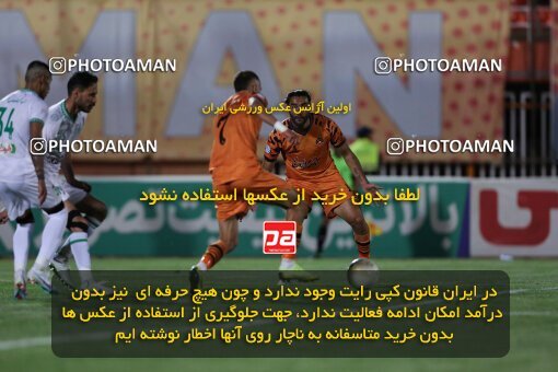 2043993, لیگ برتر فوتبال ایران، Persian Gulf Cup، Week 24، Second Leg، 2023/03/30، Kerman، Shahid Bahonar Stadium، Mes Kerman 1 - ۱ Aluminium Arak