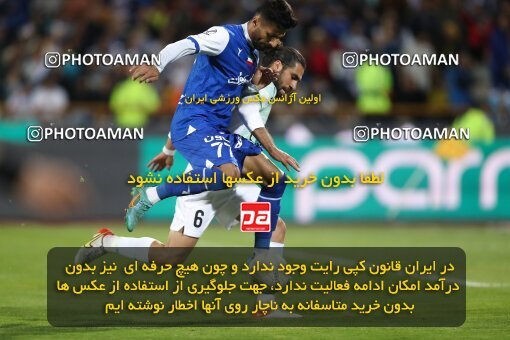 2062629, لیگ برتر فوتبال ایران، Persian Gulf Cup، Week 24، Second Leg، 2023/03/31، Tehran، Azadi Stadium، Esteghlal 2 - 0 Zob Ahan Esfahan