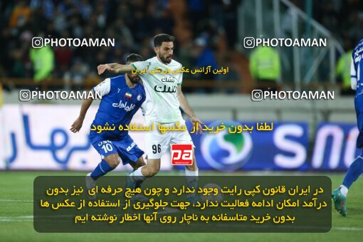 2042249, لیگ برتر فوتبال ایران، Persian Gulf Cup، Week 24، Second Leg، 2023/03/31، Tehran، Azadi Stadium، Esteghlal 2 - 0 Zob Ahan Esfahan
