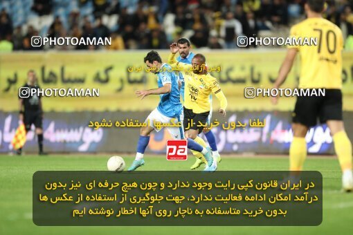 2002903, لیگ برتر فوتبال ایران، Persian Gulf Cup، Week 24، Second Leg، 2023/03/31، Isfahan، Naghsh-e Jahan Stadium، Sepahan 1 - 0 Sanat Naft Abadan