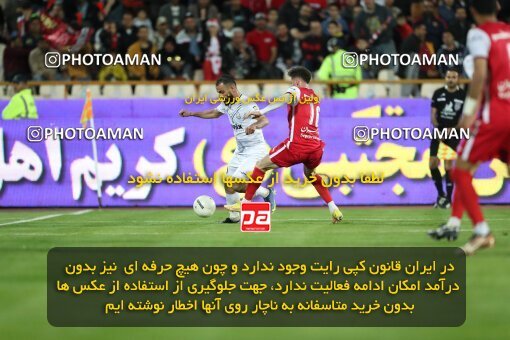 2004206, لیگ برتر فوتبال ایران، Persian Gulf Cup، Week 25، Second Leg، 2023/04/06، Tehran، Azadi Stadium، Persepolis 3 - 0 Malvan Bandar Anzali