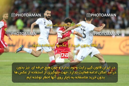 2037162, لیگ برتر فوتبال ایران، Persian Gulf Cup، Week 25، Second Leg، 2023/04/06، Tehran، Azadi Stadium، Persepolis 3 - 0 Malvan Bandar Anzali