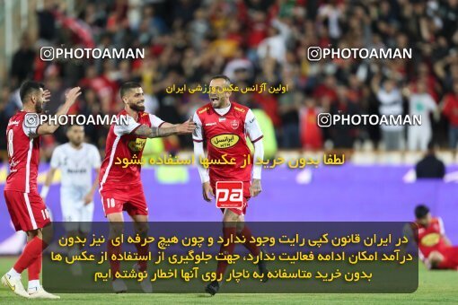 2084332, لیگ برتر فوتبال ایران، Persian Gulf Cup، Week 25، Second Leg، 2023/04/06، Tehran، Azadi Stadium، Persepolis 3 - 0 Malvan Bandar Anzali