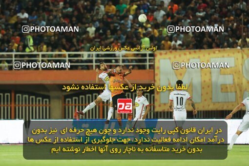 2043057, لیگ برتر فوتبال ایران، Persian Gulf Cup، Week 26، Second Leg، 2023/04/14، Kerman، Shahid Bahonar Stadium، Mes Kerman 1 - 3 Persepolis