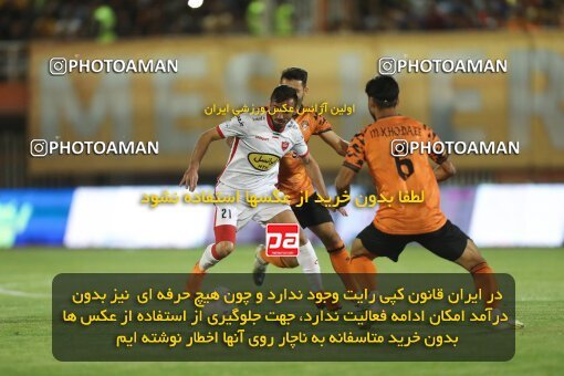 2085133, لیگ برتر فوتبال ایران، Persian Gulf Cup، Week 26، Second Leg، 2023/04/14، Kerman، Shahid Bahonar Stadium، Mes Kerman 1 - 3 Persepolis