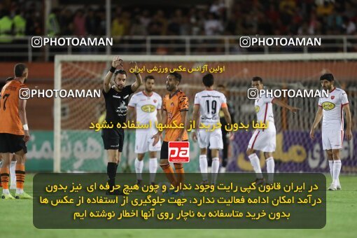 2085176, لیگ برتر فوتبال ایران، Persian Gulf Cup، Week 26، Second Leg، 2023/04/14، Kerman، Shahid Bahonar Stadium، Mes Kerman 1 - 3 Persepolis