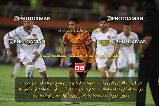 2085179, لیگ برتر فوتبال ایران، Persian Gulf Cup، Week 26، Second Leg، 2023/04/14، Kerman، Shahid Bahonar Stadium، Mes Kerman 1 - 3 Persepolis