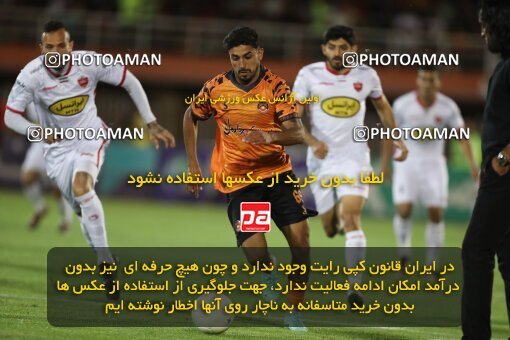 2085180, لیگ برتر فوتبال ایران، Persian Gulf Cup، Week 26، Second Leg، 2023/04/14، Kerman، Shahid Bahonar Stadium، Mes Kerman 1 - 3 Persepolis