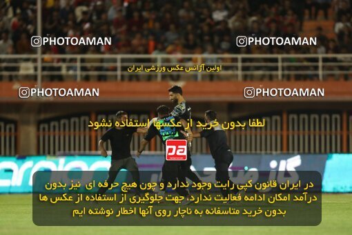 2085190, لیگ برتر فوتبال ایران، Persian Gulf Cup، Week 26، Second Leg، 2023/04/14، Kerman، Shahid Bahonar Stadium، Mes Kerman 1 - 3 Persepolis