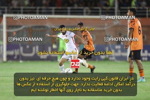 2085205, لیگ برتر فوتبال ایران، Persian Gulf Cup، Week 26، Second Leg، 2023/04/14، Kerman، Shahid Bahonar Stadium، Mes Kerman 1 - 3 Persepolis