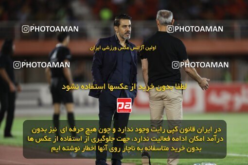 2085207, لیگ برتر فوتبال ایران، Persian Gulf Cup، Week 26، Second Leg، 2023/04/14، Kerman، Shahid Bahonar Stadium، Mes Kerman 1 - 3 Persepolis