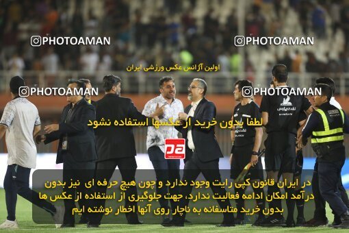 2085210, لیگ برتر فوتبال ایران، Persian Gulf Cup، Week 26، Second Leg، 2023/04/14، Kerman، Shahid Bahonar Stadium، Mes Kerman 1 - 3 Persepolis