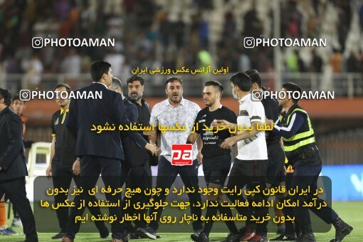 2085211, لیگ برتر فوتبال ایران، Persian Gulf Cup، Week 26، Second Leg، 2023/04/14، Kerman، Shahid Bahonar Stadium، Mes Kerman 1 - 3 Persepolis