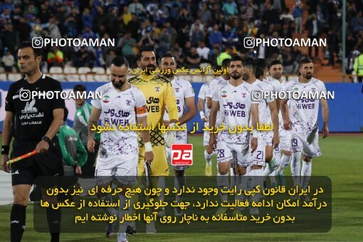 2005941, لیگ برتر فوتبال ایران، Persian Gulf Cup، Week 26، Second Leg، 2023/04/15، Tehran، Azadi Stadium، Esteghlal 6 - ۱ Havadar S.C.