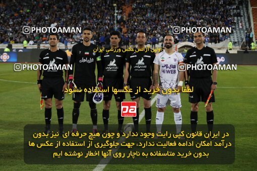 2005971, لیگ برتر فوتبال ایران، Persian Gulf Cup، Week 26، Second Leg، 2023/04/15، Tehran، Azadi Stadium، Esteghlal 6 - ۱ Havadar S.C.
