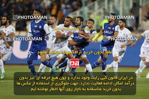 2005982, لیگ برتر فوتبال ایران، Persian Gulf Cup، Week 26، Second Leg، 2023/04/15، Tehran، Azadi Stadium، Esteghlal 6 - ۱ Havadar S.C.