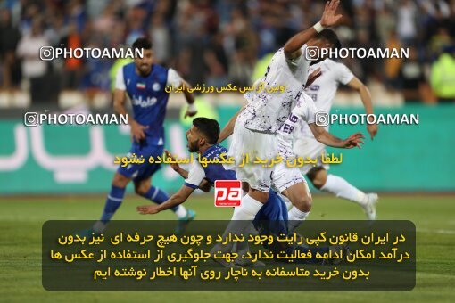 2006146, لیگ برتر فوتبال ایران، Persian Gulf Cup، Week 26، Second Leg، 2023/04/15، Tehran، Azadi Stadium، Esteghlal 6 - ۱ Havadar S.C.