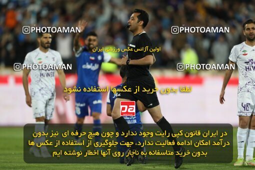 2006147, لیگ برتر فوتبال ایران، Persian Gulf Cup، Week 26، Second Leg، 2023/04/15، Tehran، Azadi Stadium، Esteghlal 6 - ۱ Havadar S.C.