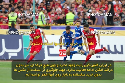 2011529, لیگ برتر فوتبال ایران، Persian Gulf Cup، Week 27، Second Leg، 2023/04/23، Tehran، Azadi Stadium، Persepolis 1 - 0 Esteghlal