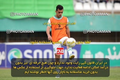 2040588, لیگ برتر فوتبال ایران، Persian Gulf Cup، Week 27، Second Leg، 2023/04/24، Arak، Arak Imam Khomeini Stadium، Aluminium Arak 0 - 0 Zob Ahan Esfahan