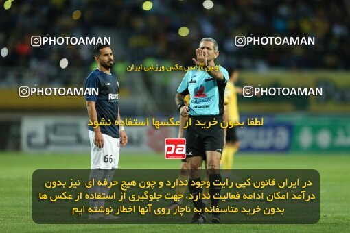 2037202, لیگ برتر فوتبال ایران، Persian Gulf Cup، Week 27، Second Leg، 2023/04/24، Isfahan، Naghsh-e Jahan Stadium، Sepahan 1 - ۱ Malvan Bandar Anzali