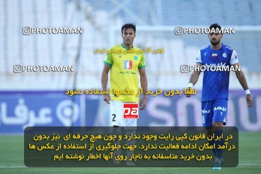 2021861, لیگ برتر فوتبال ایران، Persian Gulf Cup، Week 28، Second Leg، 2023/05/05، Tehran، Azadi Stadium، Esteghlal 1 - ۱ Sanat Naft Abadan