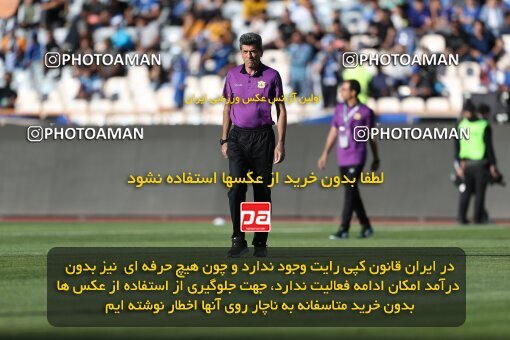2047593, لیگ برتر فوتبال ایران، Persian Gulf Cup، Week 28، Second Leg، 2023/05/05، Tehran، Azadi Stadium، Esteghlal 1 - ۱ Sanat Naft Abadan