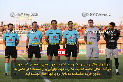 2042671, لیگ برتر فوتبال ایران، Persian Gulf Cup، Week 28، Second Leg، 2023/05/05، Kerman، Shahid Bahonar Stadium، Mes Kerman 1 - 3 Tractor Sazi