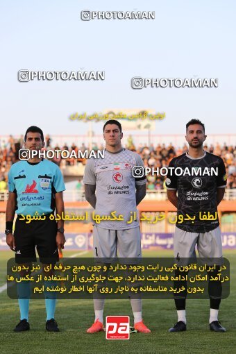 2042672, لیگ برتر فوتبال ایران، Persian Gulf Cup، Week 28، Second Leg، 2023/05/05، Kerman، Shahid Bahonar Stadium، Mes Kerman 1 - 3 Tractor Sazi