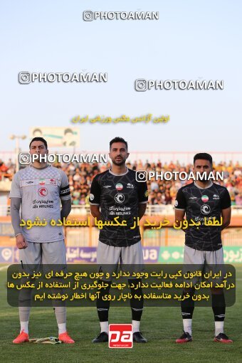 2042673, لیگ برتر فوتبال ایران، Persian Gulf Cup، Week 28، Second Leg، 2023/05/05، Kerman، Shahid Bahonar Stadium، Mes Kerman 1 - 3 Tractor Sazi