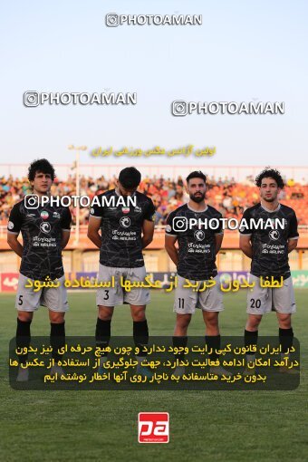 2042675, لیگ برتر فوتبال ایران، Persian Gulf Cup، Week 28، Second Leg، 2023/05/05، Kerman، Shahid Bahonar Stadium، Mes Kerman 1 - 3 Tractor Sazi